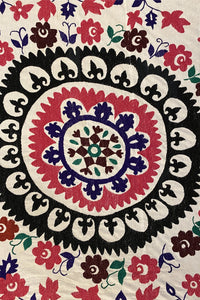 Uzbek Suzani Fabric Panel II