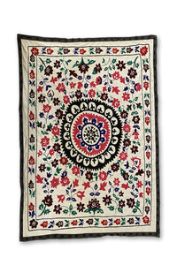 Uzbek Suzani Fabric Panel II