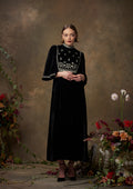 Lydia Dress Black Velvet