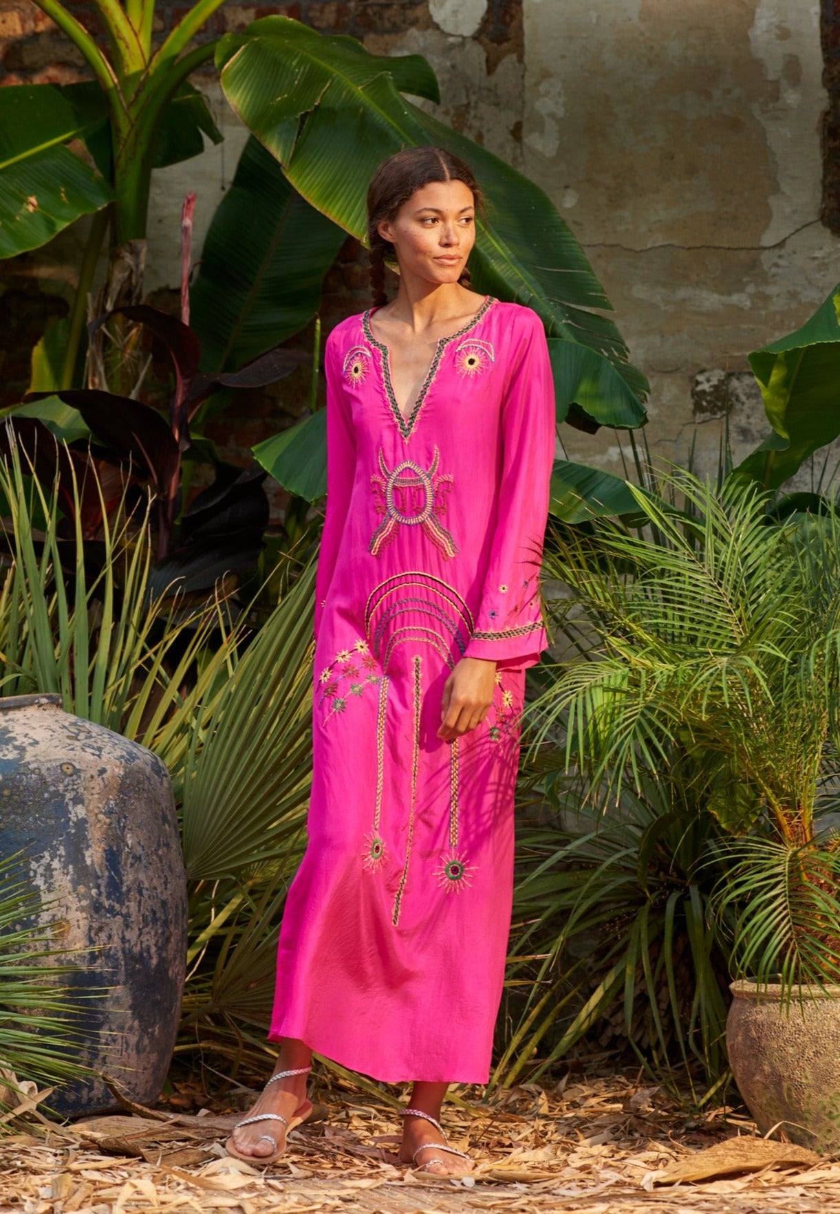 India Kaftan Pink II
