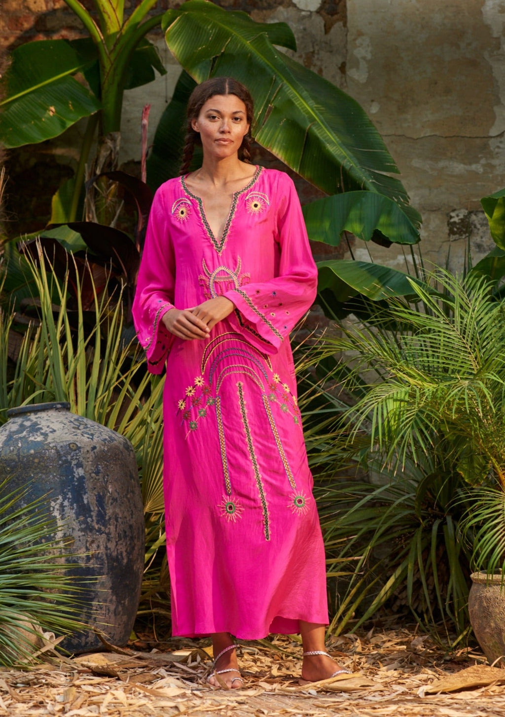 India Kaftan Pink II