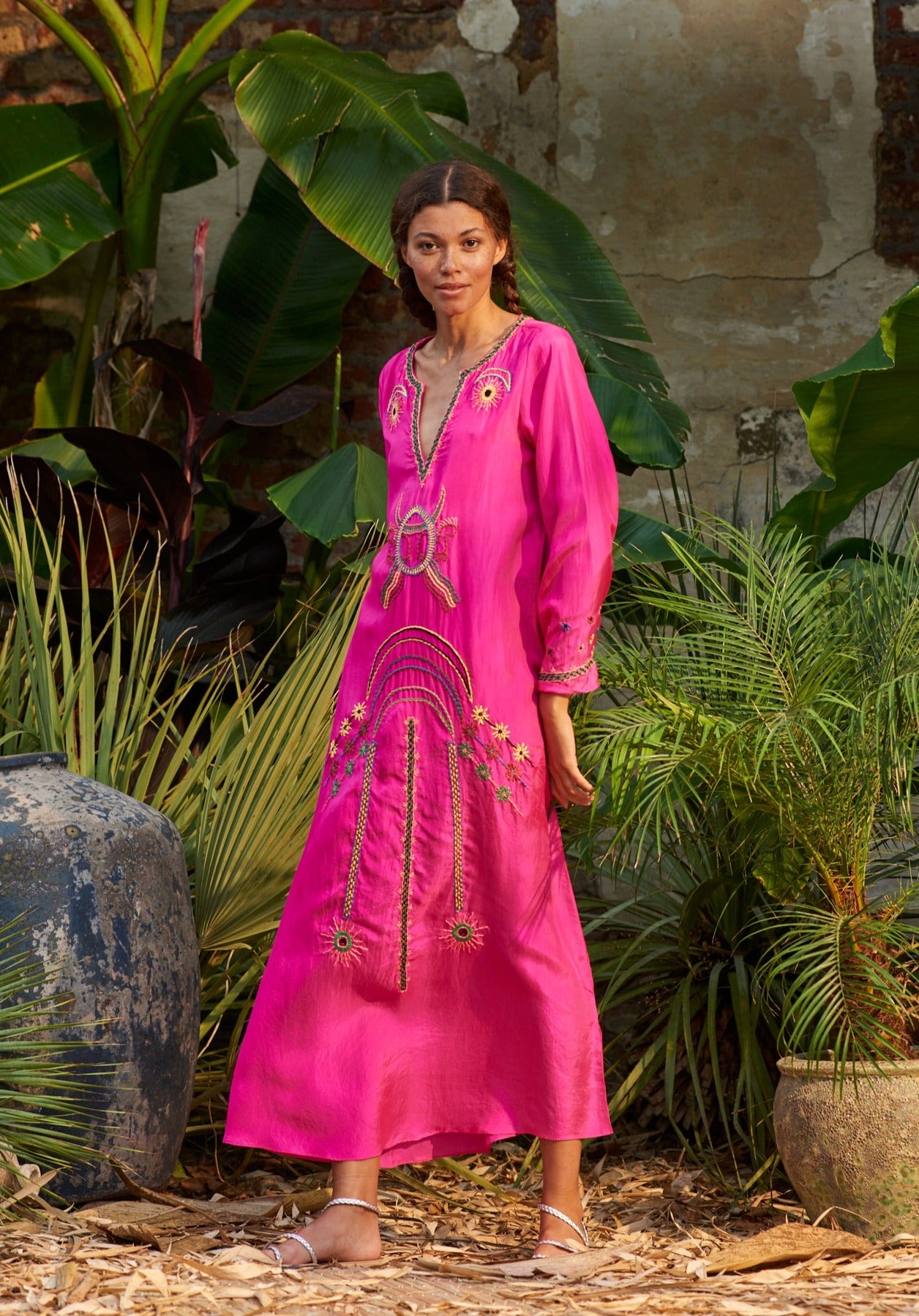 India Kaftan Pink II