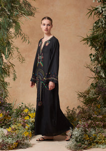 India Kaftan Black