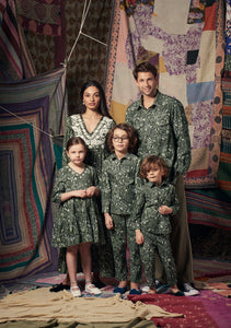 Kids Fran Dress Folktale Green