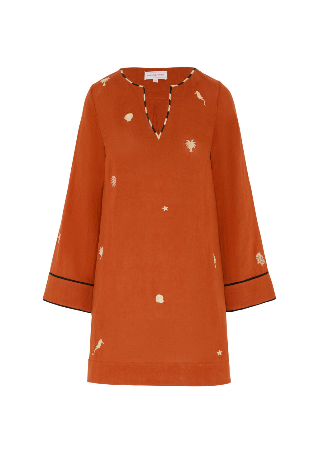 Natasha Kaftan Burnt Orange