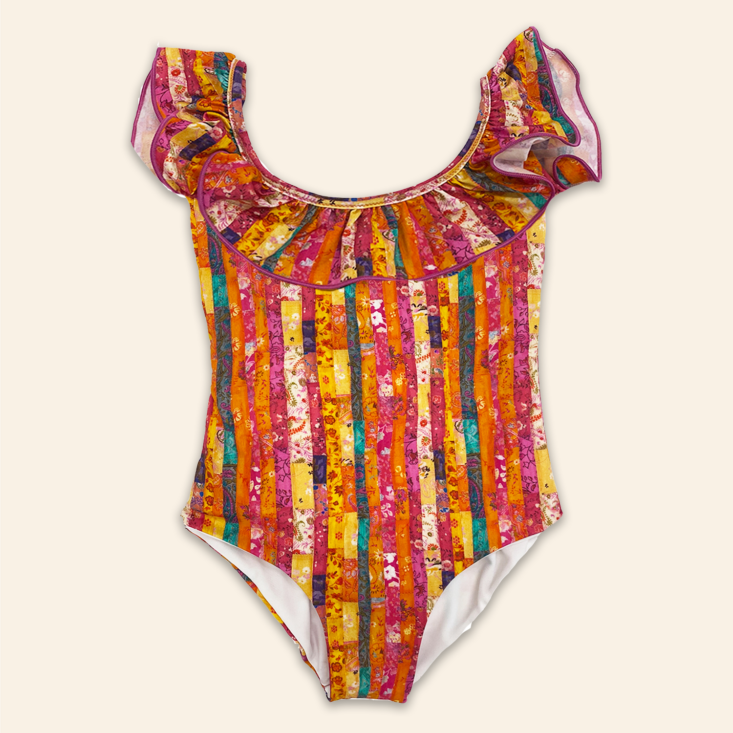 Kids Peony Swimsuit Vagator Cliff