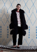 Bibi Coat Black Suede