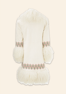 Bibi Coat White Suede – Muzungu Sisters UK