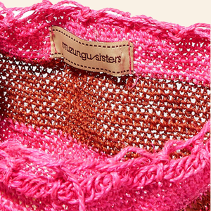 Rainbow Fique Mochila Red and Pink