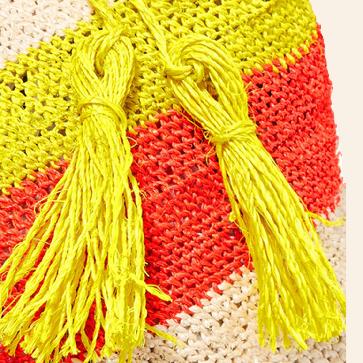 Rainbow Fique Mochila Orange and Yellow