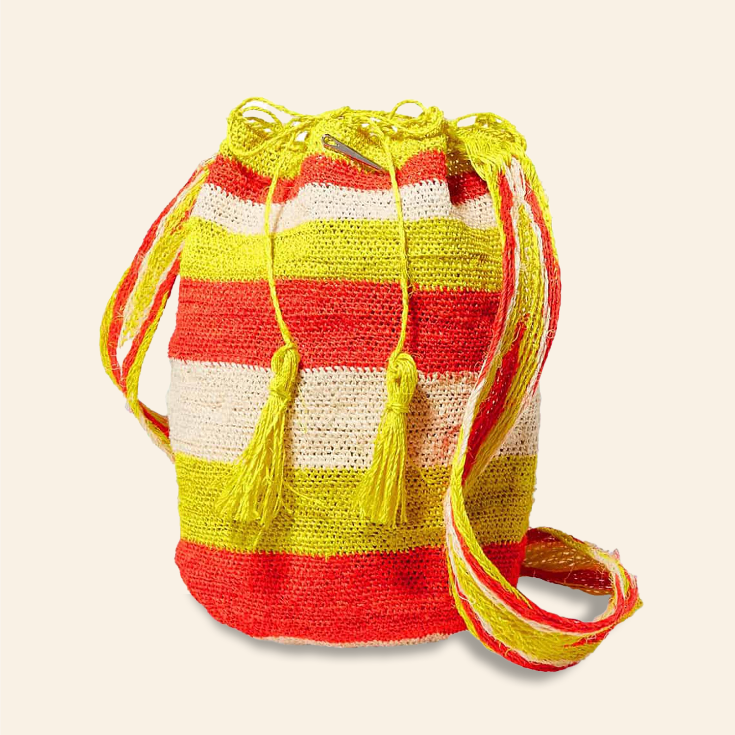 Rainbow Fique Mochila Orange and Yellow