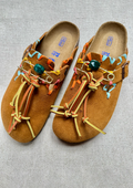 Birkenstock Sandals Cognac Suede