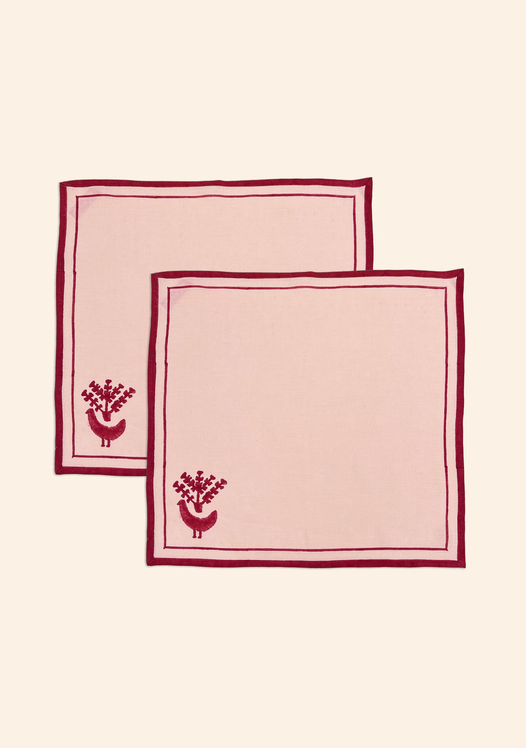 Community Napkin Pink | Set of Two