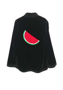 Dalia Jacket Black with Watermelon