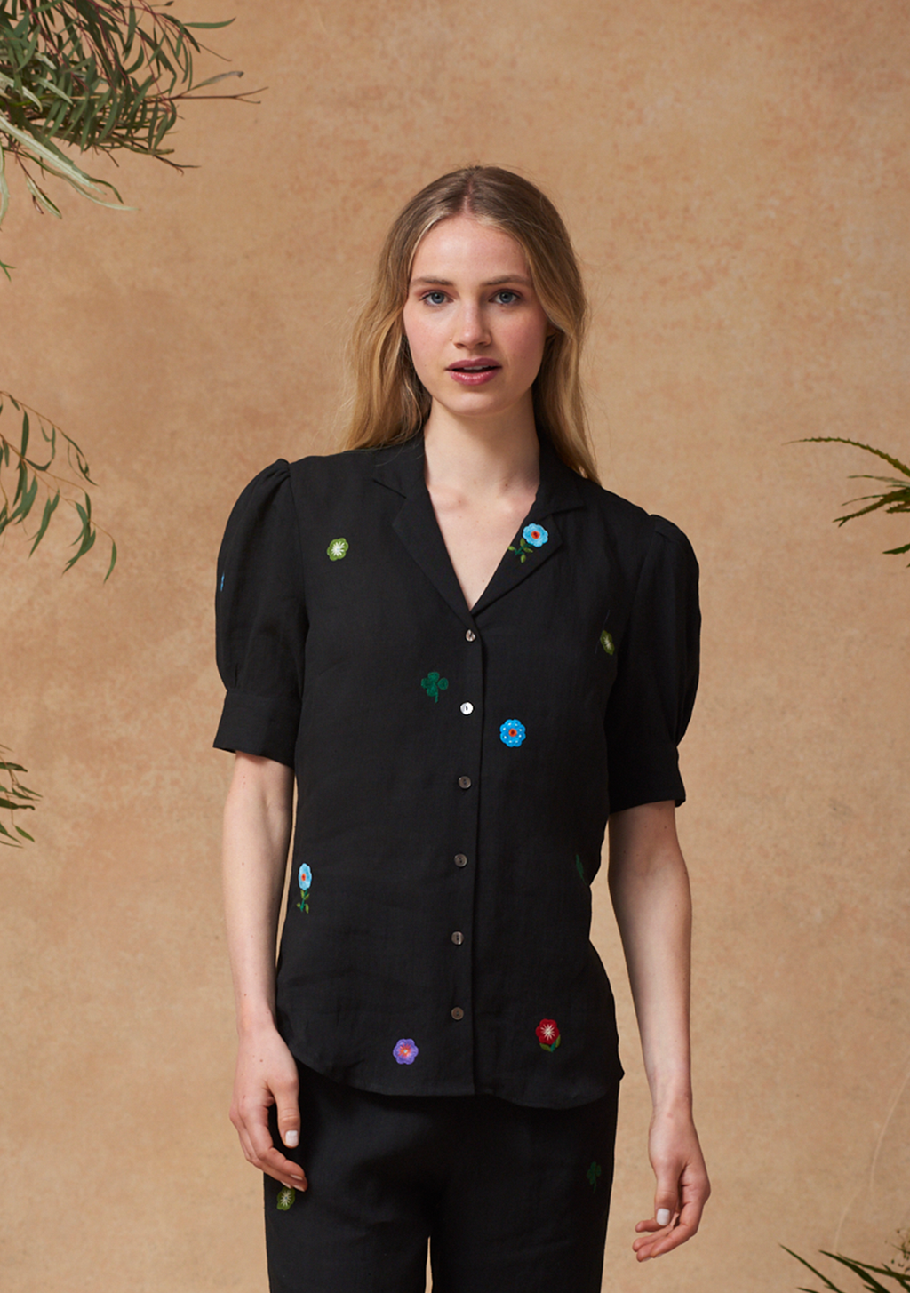 Eugenie Blouse Black