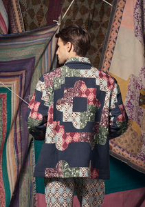 Alex Jacket Patchwork Navy