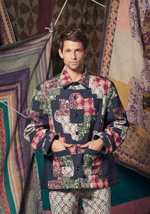 Alex Jacket Patchwork Navy