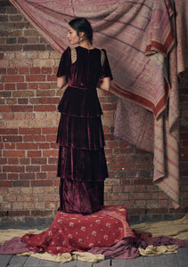 Amira Gown Burgundy