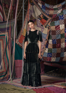 Amira Gown Steel Grey