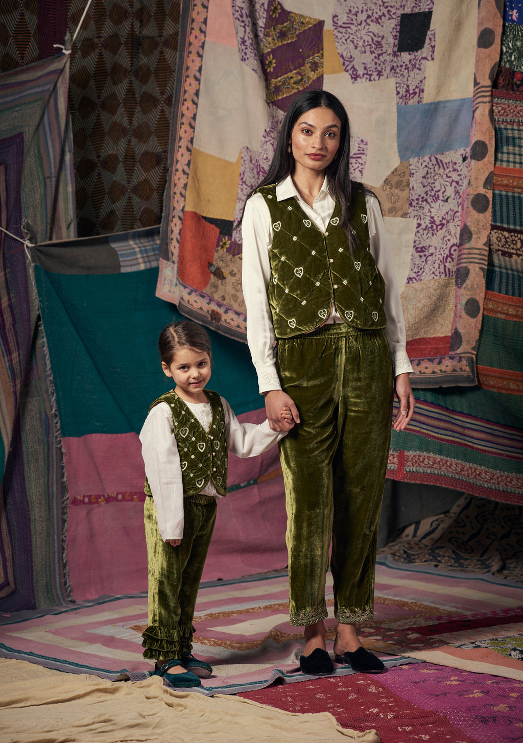 Kids Gigi Gilet Green