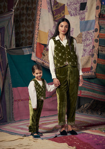 Kids Gigi Gilet Green