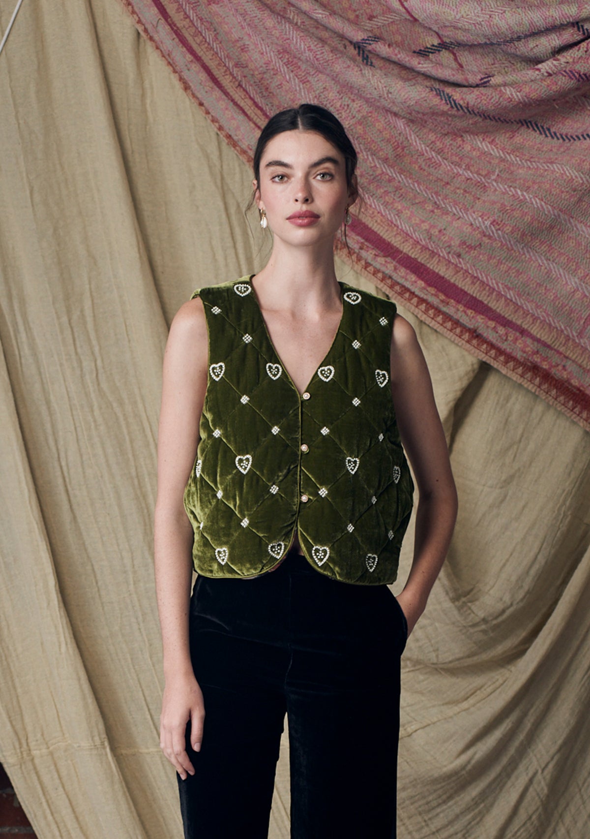 Gigi Gilet Green