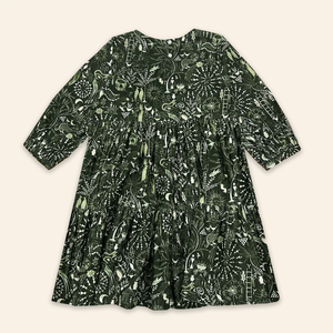 Kids Fran Dress Folktale Green