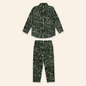 Kids Frankie Shirt and Frankie Pants Folktale Green