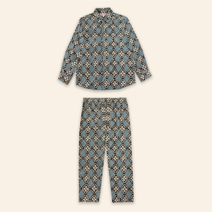 Kids Frankie Shirt and Frankie Pants High Vibrations Blue