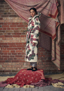 Luna Coat Patchwork Ivory