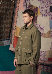 Mens Charlie Jacket Khaki
