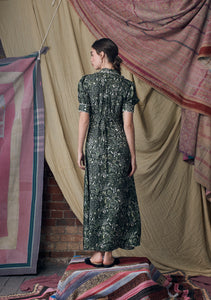 Roxana Dress Folktale Green