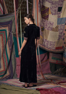 Roxana Dress Black Velvet