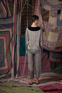 Leo Pants High Vibrations Blue