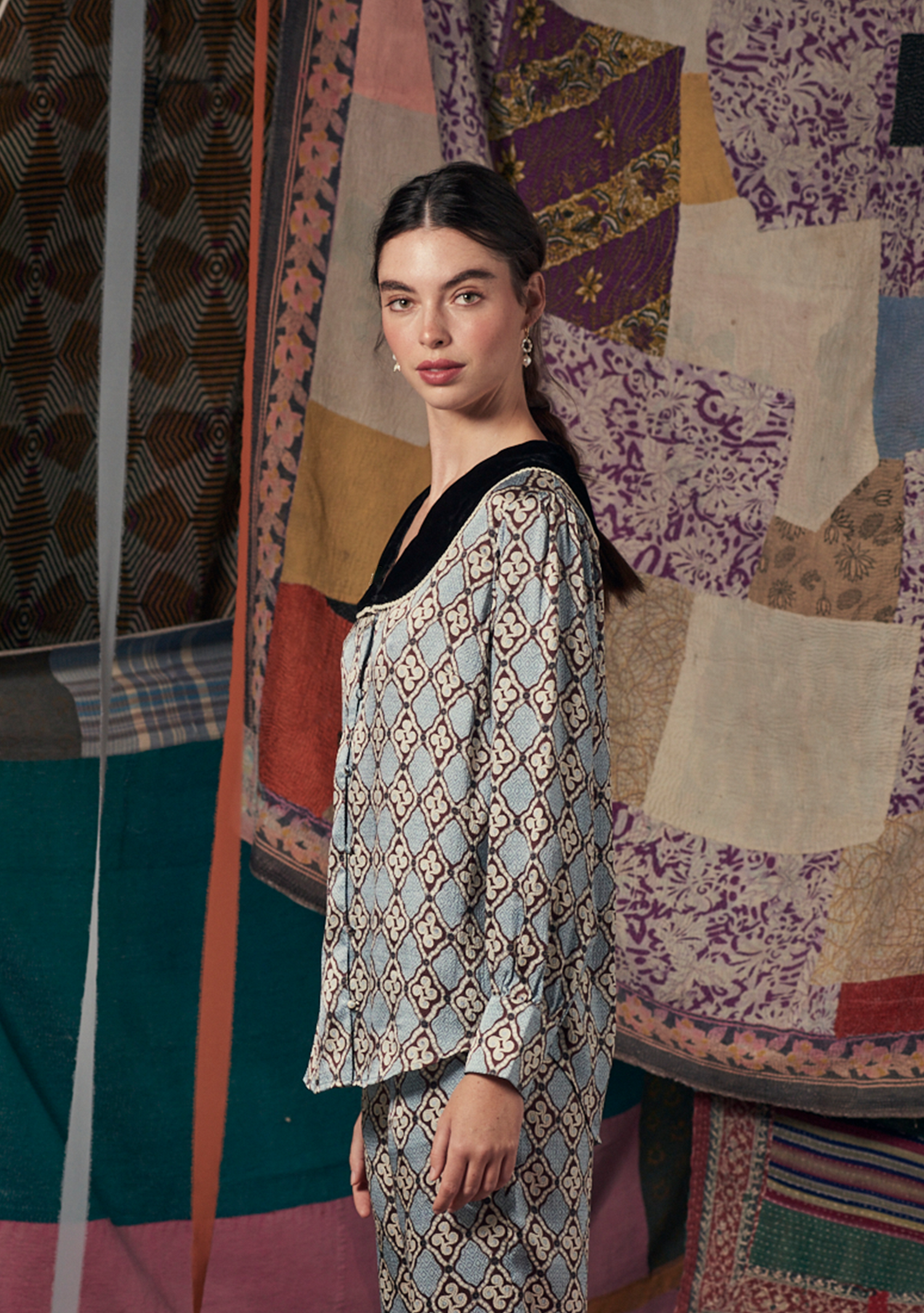 Sophie Blouse High Vibrations Blue