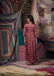 Touba Dress High Vibrations Garnet