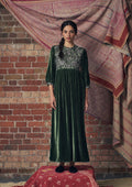 Touba Dress Folktale Green