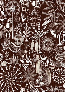 Alexia Dress Folktale Brown