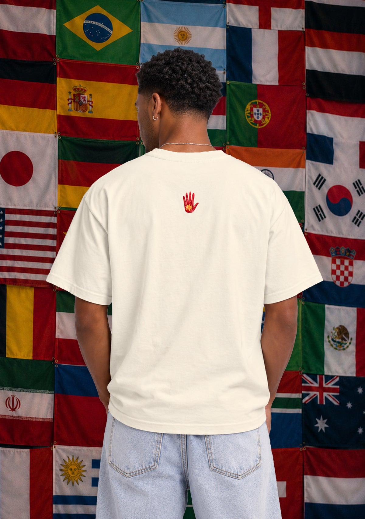 India T-Shirt Cream