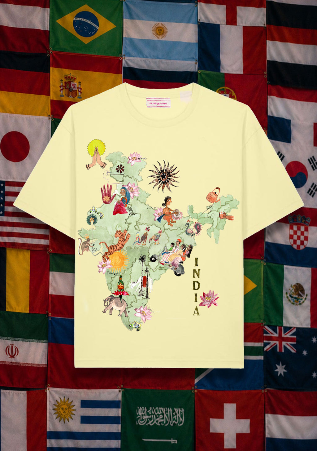 India T-Shirt Yellow
