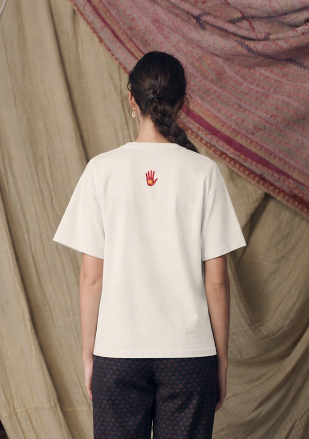 India T-Shirt Cream