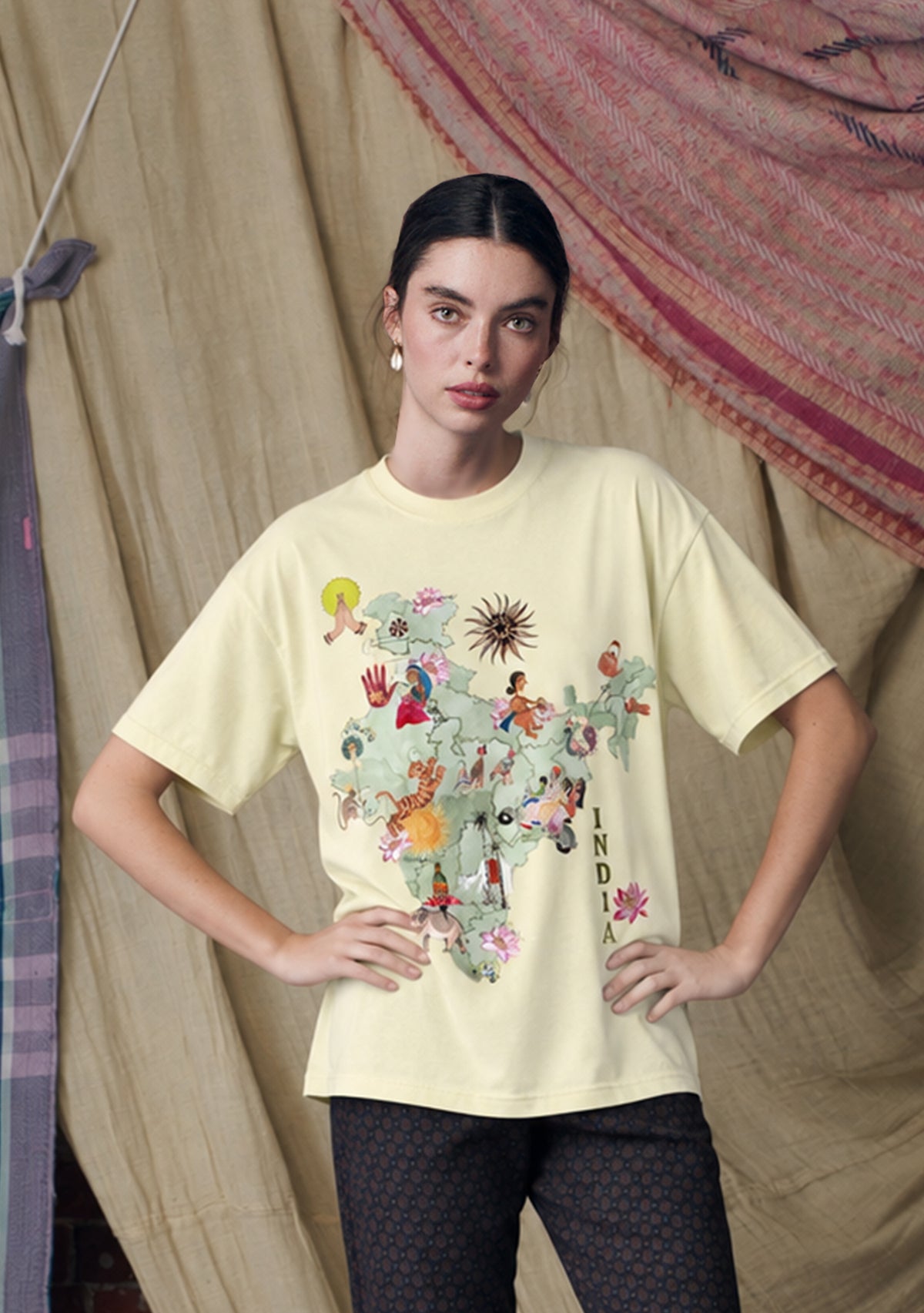 India T-Shirt Yellow