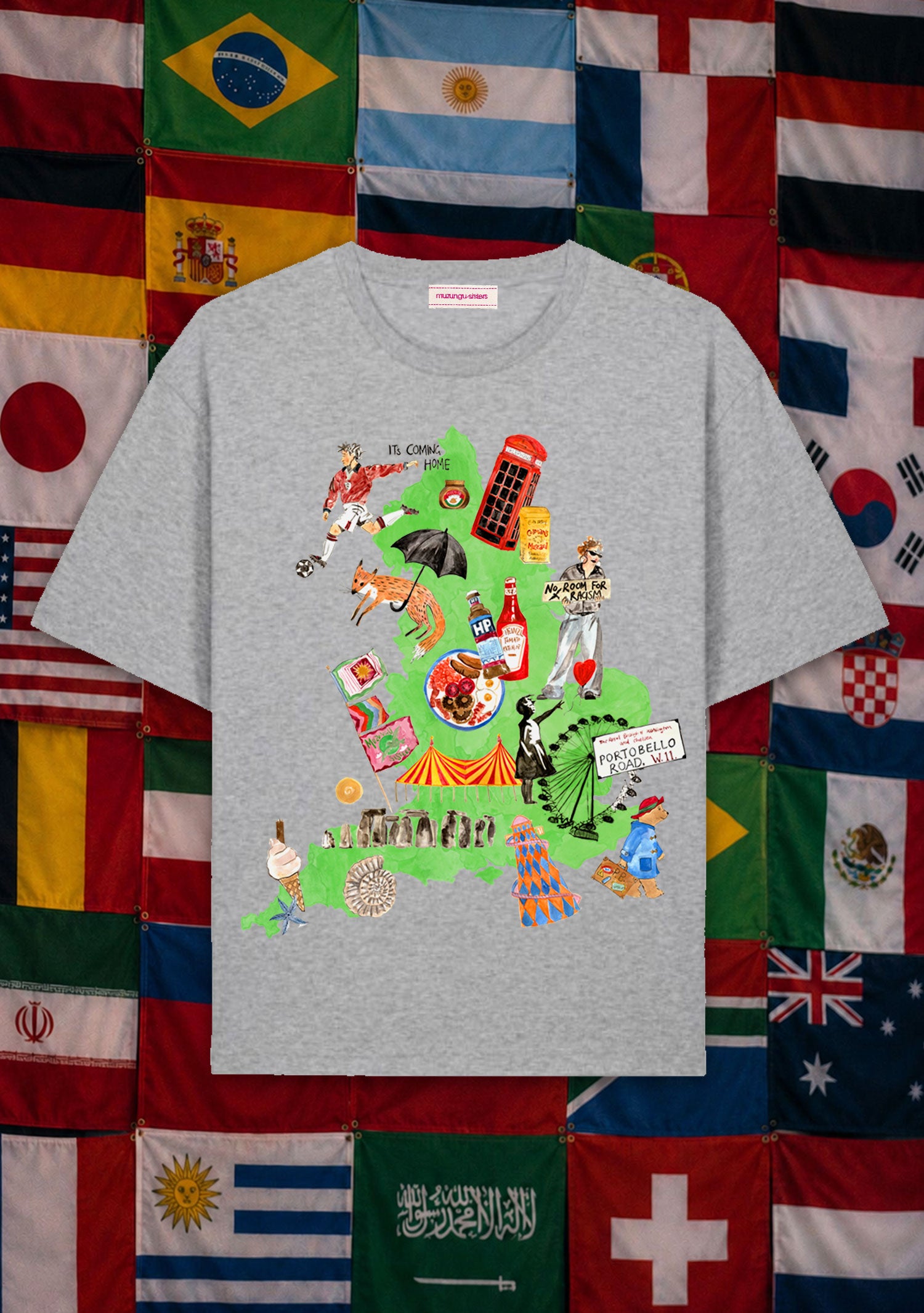 England Tee Grey
