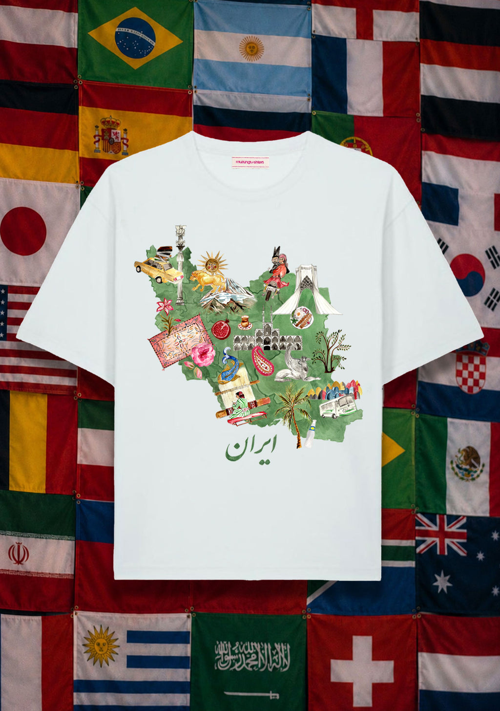 Iran T-Shirt Blue
