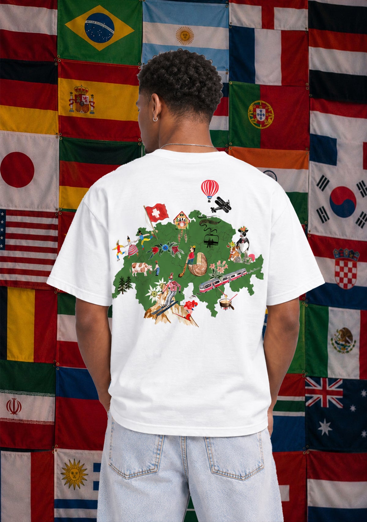 Switzerland T-Shirt White