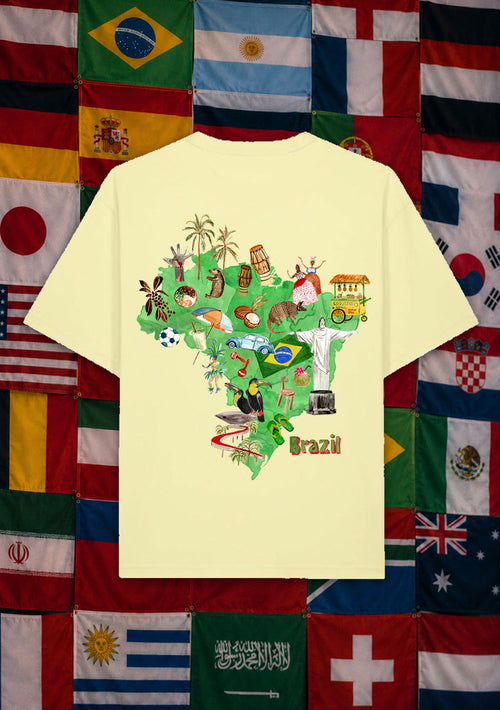 Brazil T-Shirt Yellow