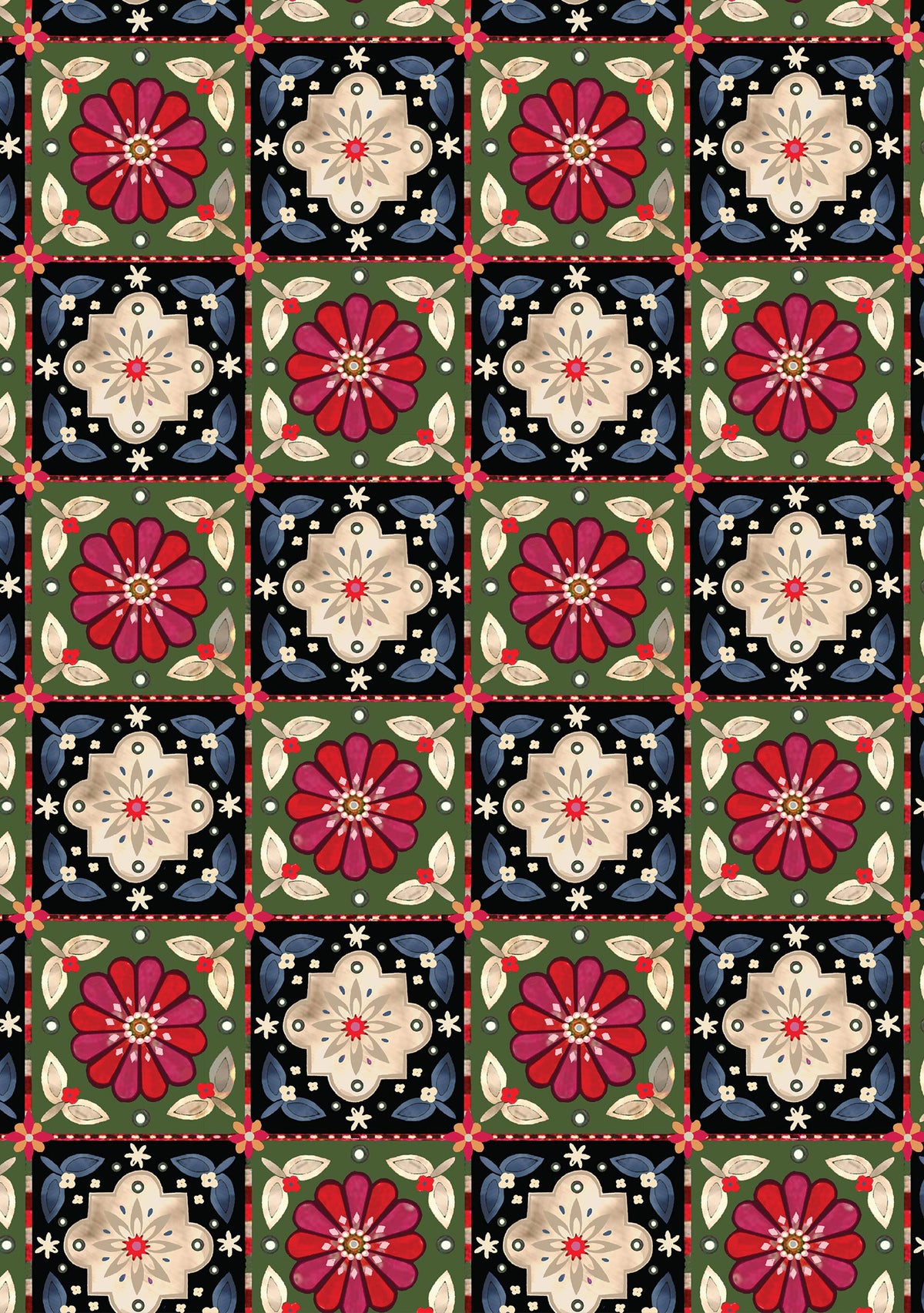 Fern Pants Golshan Grid