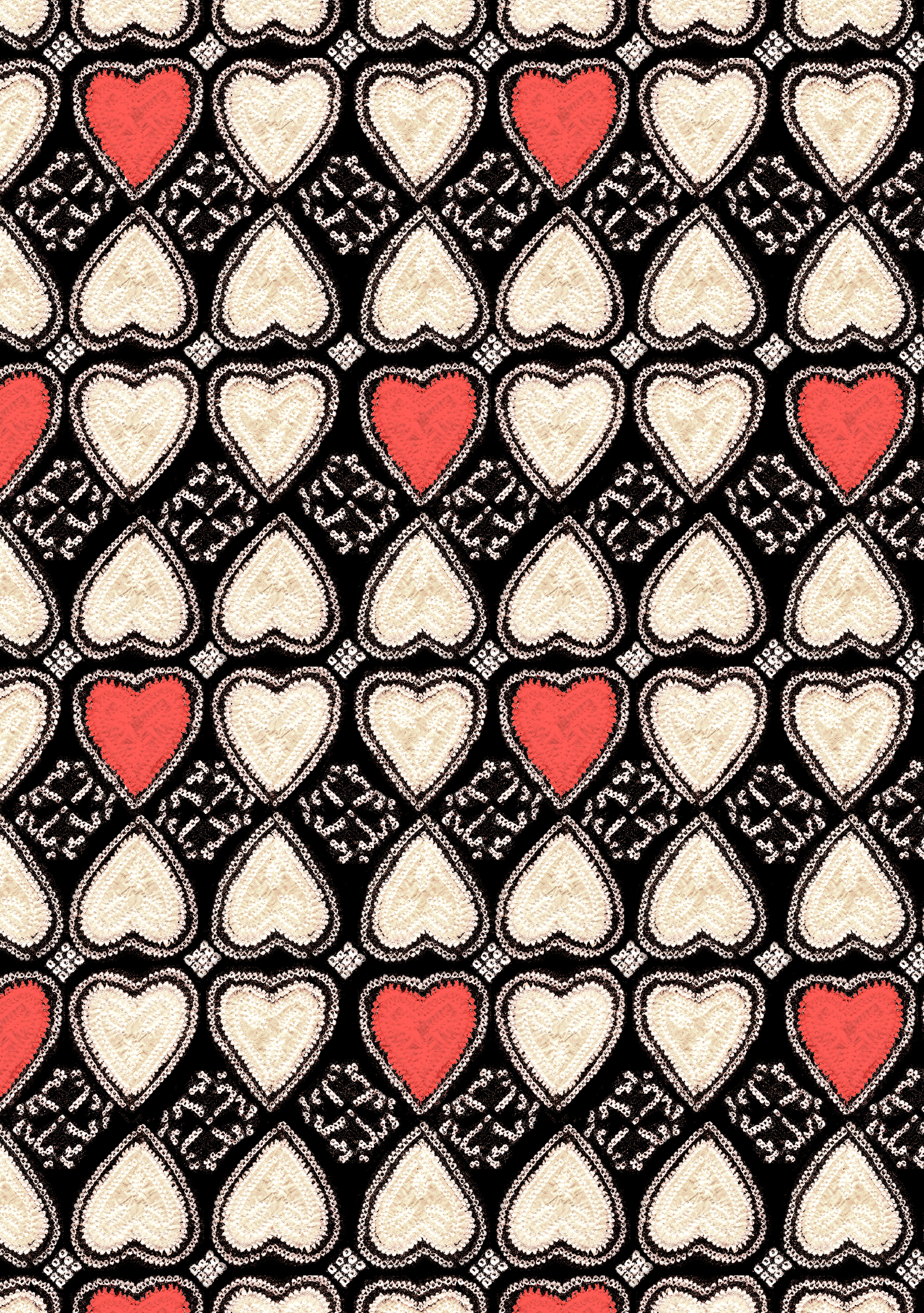 Sara Dress Heart Stamp