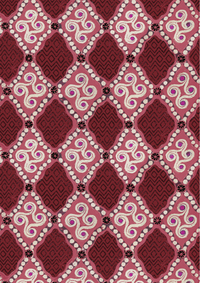 Maddy Dress High Vibrations Garnet