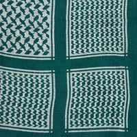 Keffiyeh Shawl Forest Green